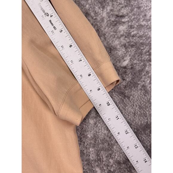 CO Collection Top Large Womens Silk Linen Twill Button Front Blouse - Picture 5 of 8